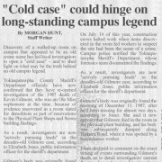 The Ole Miss student newspaper reports on the case in 2011